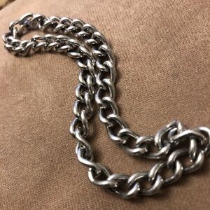 Vintage Curb Cuban Link Continuous Chain Bracelet